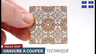 Laser Hacks  Tirer parti de la gravure pour une découpe de précision sur des matériaux minces [upl. by Hendrickson]