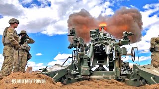 Deadly Firepower M777A2 Howitzer in Action [upl. by Annauqal]