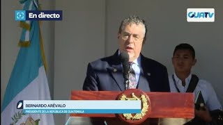 PODEROSO MENSAJE DEL PRESIDENTE BERNARDO AREVALO EN LA RESERVA MILITAR DE SOLOLA GUATEMALA [upl. by Aivek]