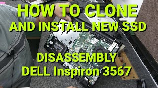 How To Clone amp Install NEW SSD In Dell Inspiron Laptop [upl. by Hylton]