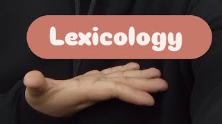 Lexicology introduction [upl. by Nevek]