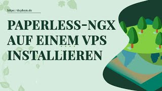 Paperlessngx auf VPS installieren SchrittfürSchritt Anleitung Ubuntu 2204 Docker Caddy VPN [upl. by Benildis]