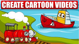 How to Create Cartoon Videos Using AI Tools and Canva [upl. by Relyuc]