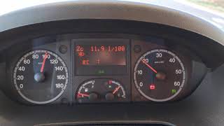 Fiat Ducato 30 177KM EURO5 spalanie chwilowe consumption [upl. by Ransome495]