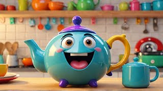 Im a Little Teapot Song with Lyrics  Nursery Rhymes amp Kids Songs  Kids Rhymes [upl. by Ididn812]