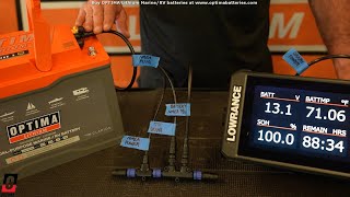 NMEA 2000 Connection to Lowrance with a Lithium Battery [upl. by Tova]