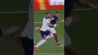 Mbappe vs Kyle walker speed 🔥 football shorts [upl. by Morgun]