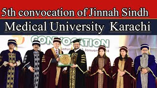 5th convocation of Jinnah Sindh Medical University  JPMC  Kamran Khan Tessori  pak exclusive tv [upl. by Nylauqcaj728]