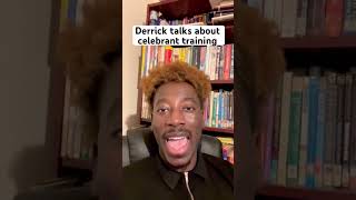 Derrick talks about his experience of celebrant training celebranttraining startabusiness [upl. by Anoyet]