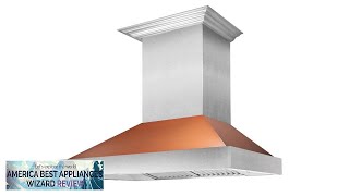 Snow Finish Range Hood with Copper Shell 8654C30 30quot Review [upl. by Rovit]