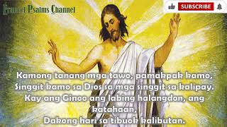 Female KeyMinus OneSalmo Responsoryo May 12 2024CebuanoAscencion of the LORD Sunday [upl. by Aneg]