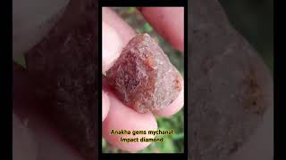 Anakhagemsmychanal Impact diamond stone youtubeshort short gemstone [upl. by Notsecnirp629]