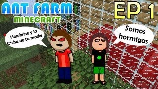 Minecraft  ANT FARM  Español  Ep 1 Mapa de Aventura y Supervivencia [upl. by Irv471]