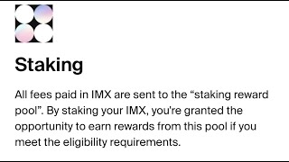 How to Stake Immutable X IMX tokens [upl. by Naerda703]