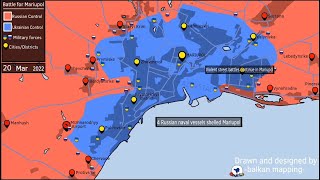 Battle of Mariupol Every day Full detailed battle [upl. by Enilatan]