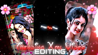 Trending Text Lyrics Xml Video Editing Alight Motion  Shayari Remix Reels Video Editing Tutorial [upl. by Ecart110]