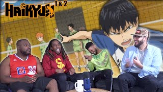 Haikyu Episodes 1 amp 2 REACTIONREVIEW [upl. by Tsirc]