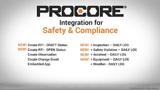 EarthCams NextGeneration Procore Integration [upl. by Forkey]