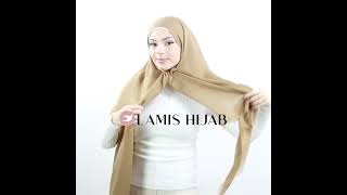 Lamis Hijab  Tuto hijab soie de coton [upl. by Omrellug]