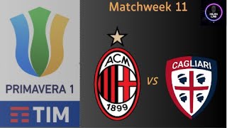 AC Milan vs Cagliari Calcio  Primavera 1  LIVE [upl. by Treharne716]