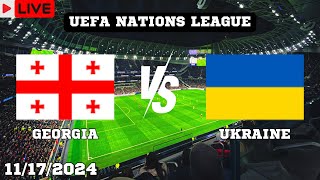 Georgia VS Ukraine Match Today Score En Vivo UEFA Nations League 2024 [upl. by Killoran]