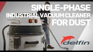 Industrial Vacuum Cleaner for dust with filter cleaning system  202 DS [upl. by Emerson615]