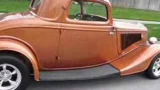 1934 Ford 3Window Coupe Hotrod [upl. by Yreved369]