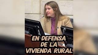 Enfrentamos un rezago en la construcción de vivienda rural Propuse dos medidas para la vivienda [upl. by Micro]