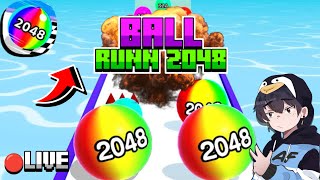 BERMAIN GAME SERU BALL RUN 2048  MERGE NUMBER [upl. by Sulecram]