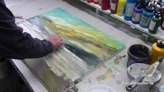 Bernd Klimmer Arcrylmalerei Acrylics Workshop quotWilde Wellenquot [upl. by Asiil]