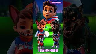 Ryder 🆚 Werwolf 🆚 Scary Chase 🆚 Scary Marshal PAW Patrol 🎶 Tiles Hop EDM Rush tileshop pawpatrol [upl. by Litha245]