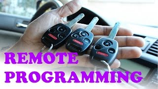 How to PROGRAM your KEY REMOTE for FREE [upl. by Kylah]