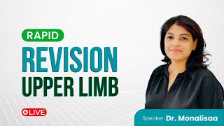 Anatomy of Upper Limb Rapid Revision  By Dr Monalisa🚀 [upl. by Dannon]