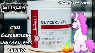 Glycersize Unicorn Piss Review  CSN [upl. by Sinegold]