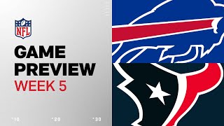 Buffalo Bills vs Houston Texans  2024 Week 5 Game Preview [upl. by Coyle]