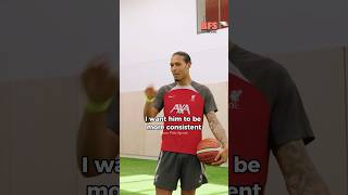 Virgil Van Dijk On Taking Free Kicks and Trent Alexander Arnold [upl. by Ydur746]