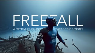 FREEFALL a freediver’s journey into the heart of the cenotes  Tulum Mexico [upl. by Nnaes]