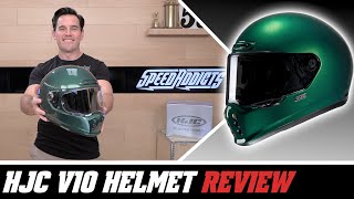 HJC V10 Helmet Review at SpeedAddictscom [upl. by Nagaek579]