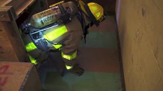 SCBA confidence training course GPFD [upl. by Enirroc]