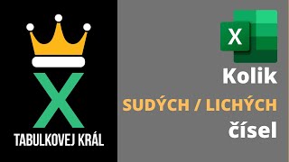 Jak zjistit počet sudých nebo lichých čísel  Excel 365 Tutorial [upl. by Nob]