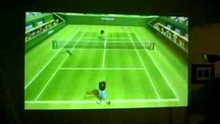 Secret Wii Tennis Singles Play [upl. by Anjanette339]