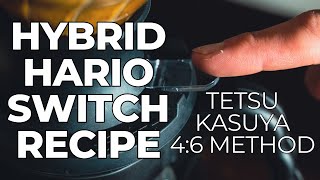 Hybrid Hario Switch Recipe  Tetsu Kasuya 46 method [upl. by Nwahsor]