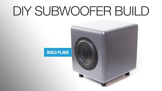 Building a Small Ported Subwoofer  by SoundBlab [upl. by Anatnas]