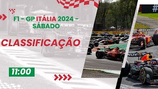 FORMULA 1 AO VIVO  CLASSIFICAÇÃO  GP ITÁLIA 2024  Narração Comentários e Bate papo [upl. by Anerahs]