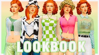 FEMALE LOOKBOOK  Sims 4 Create A Sim FULL CC LIST Maxis Match cc sims4 ts4 [upl. by Cullin]