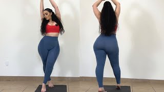 Thick Thighs and Curvy Hips Squat Workout Viktoria Kay [upl. by Hiasi295]