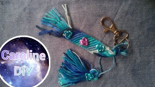 Breloczek do kluczy DIY  makramakeychain [upl. by Ahsenev84]