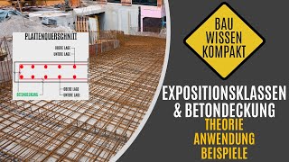 Expositionsklassen amp Betondeckung  Theorie Anwendung und Beispiele  KOMPAKT erklärt [upl. by Yud6]