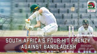 South Africas FourHit Frenzy Against Bangladesh  1st Test  1st Innings [upl. by Maynord100]