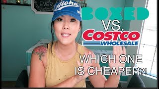 BOXED VS COSTCO  WHICH ONE IS CHEAPER IM SHOCKED [upl. by Benedetta]